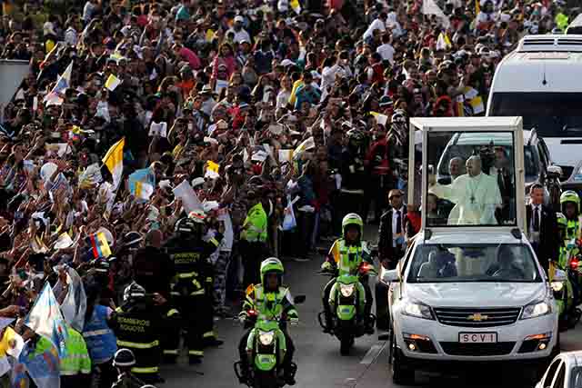 Il viaggio del Santo Padre in Colombia