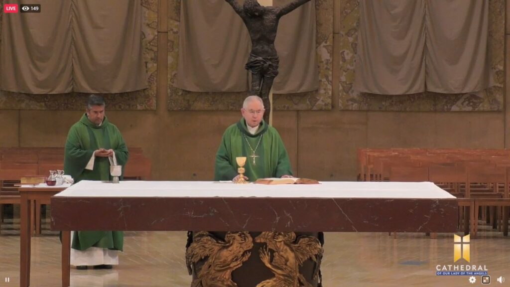 Mass Archbishop Jose Gomez