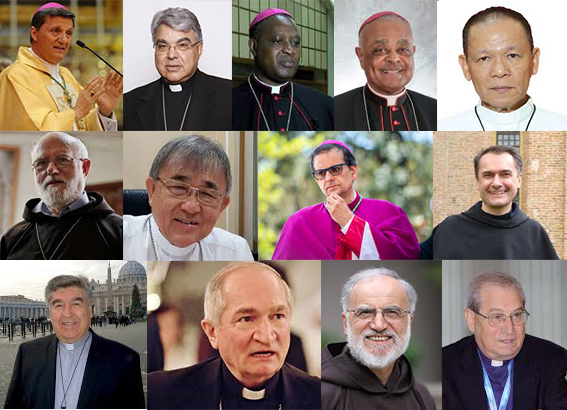 13 new cardinals for the Church