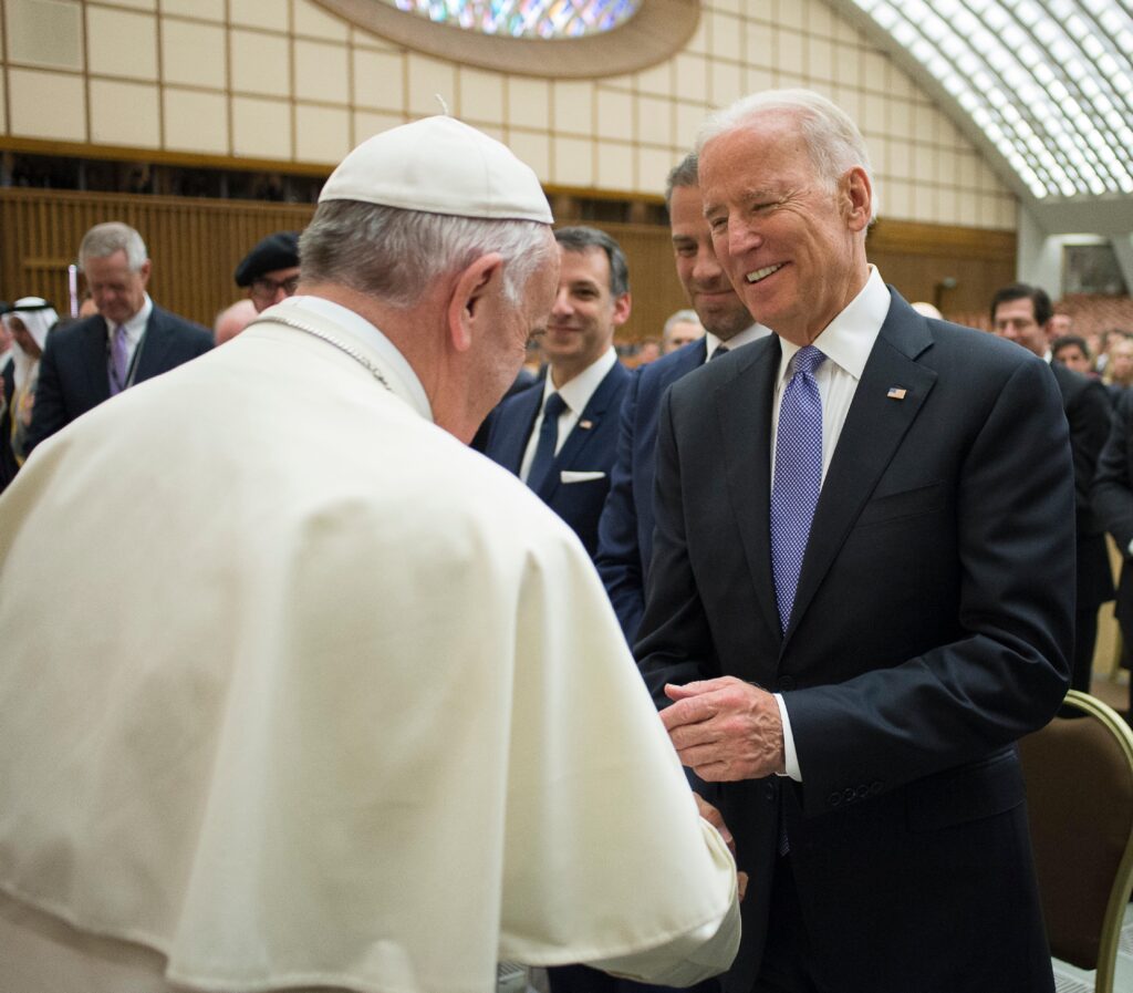 joe biden e papa francesco