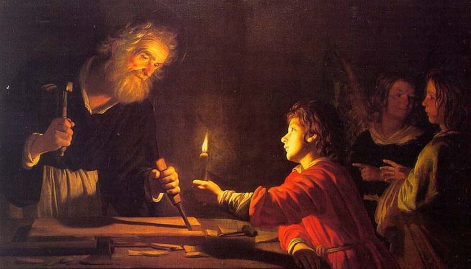 arbeitender heiliger joseph
