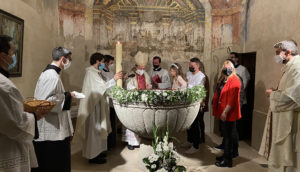baptizando a rapariga Getafe