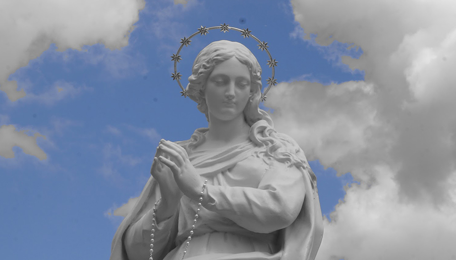 Die Jungfrau Maria.