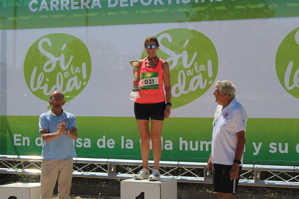 Podium 10 km Women