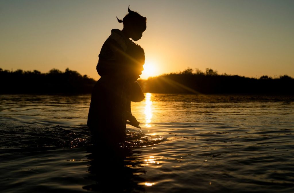 Migrants on the Rio Grande