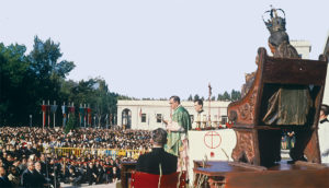 San Giuseppe Maria, durante l'Eucaristia dell'8 ottobre 1967.