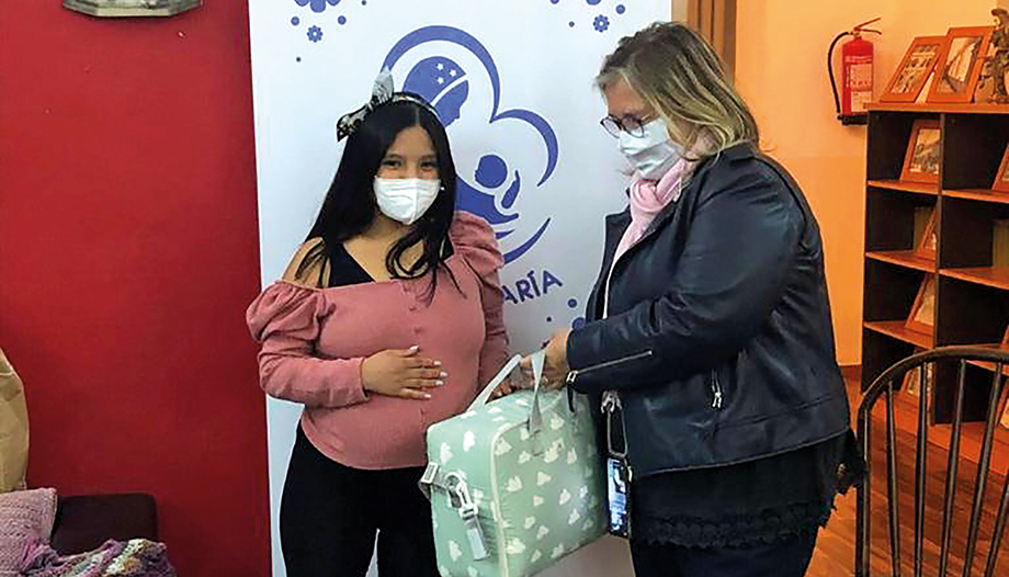Elvira Casas. Acompanhamento na gravidez
