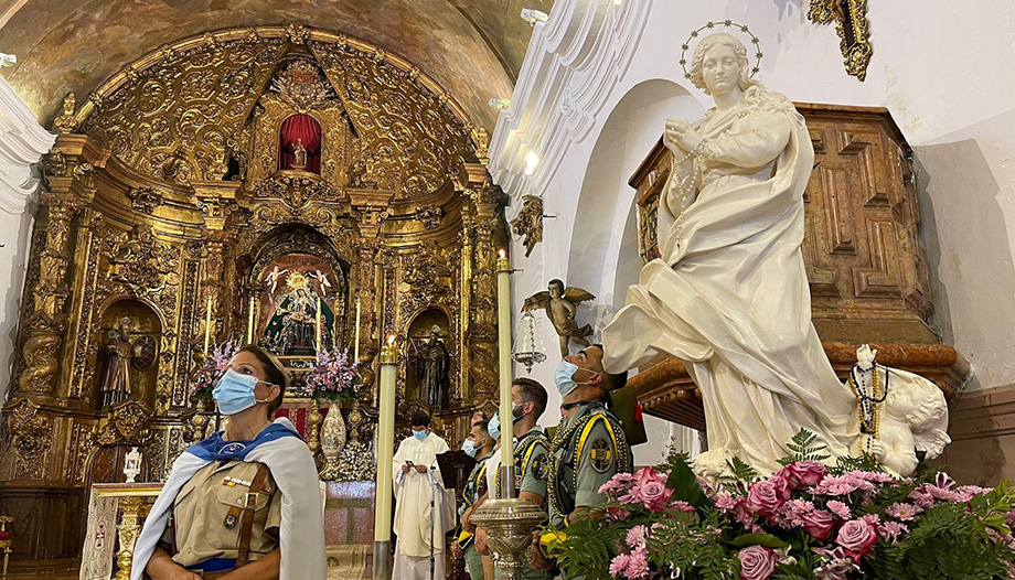 "We have once again remembered that Spain is the land of Mary".