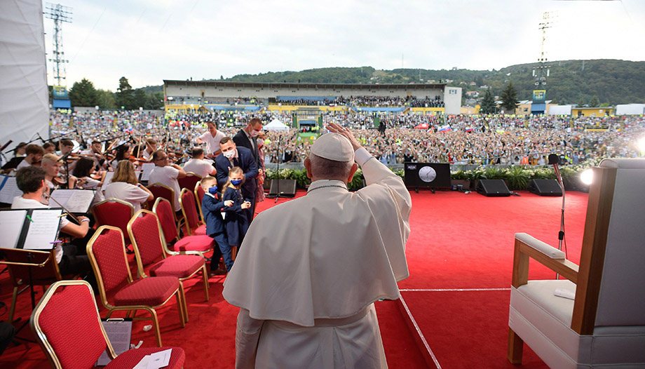 A "message of peace" from the heart of Europe