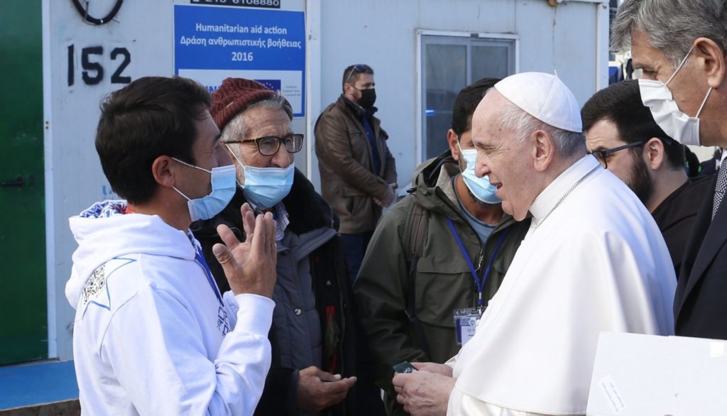 The Pope in Lesbos, five years later: "We must address the root causes".