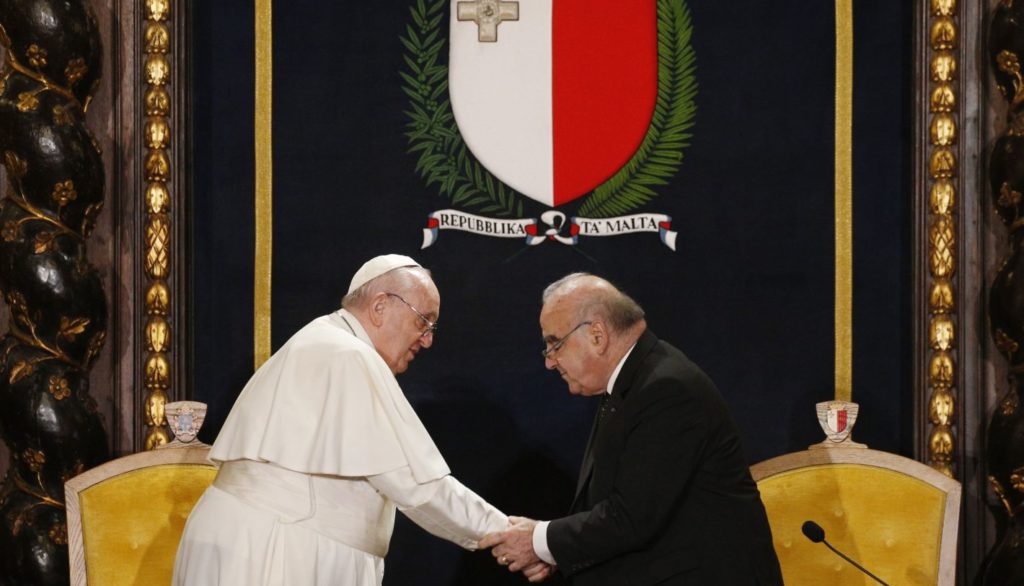 Malte accueille le pape François