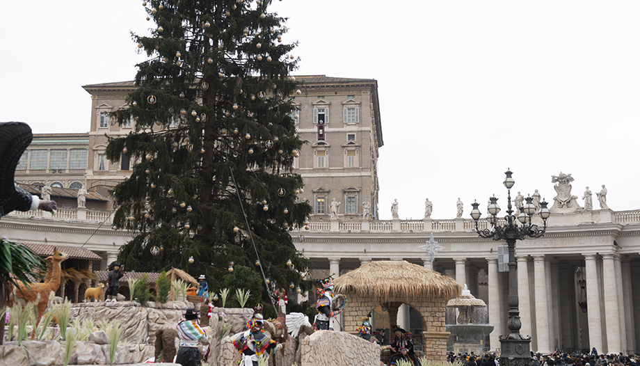 Un belén veneciano y un abeto de los Abruzos para el Vaticano