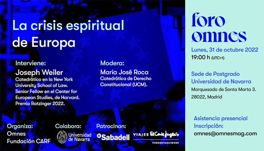 Foro Omnes La crisis espiritual de Europa