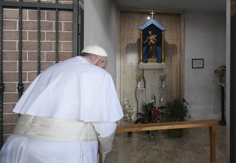 Pape François : "Le Christ veut vous embrasser".