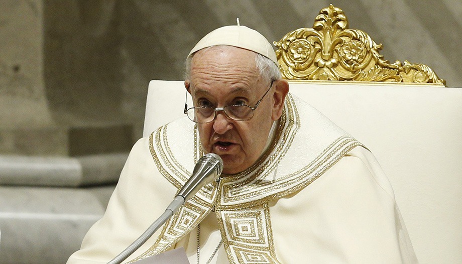 pape francisco visperas
