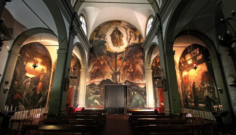 Pietro Annigoni, in the parish church of Ponte Buggianese