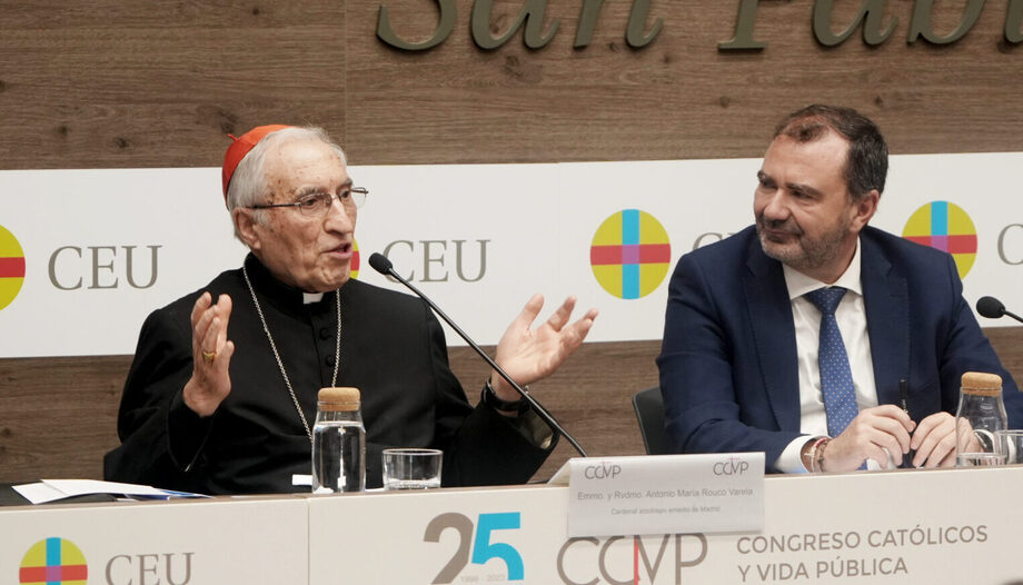 Cardenal Rouco alienta hacia la fe en Dios ante el 25 Congreso del CEU