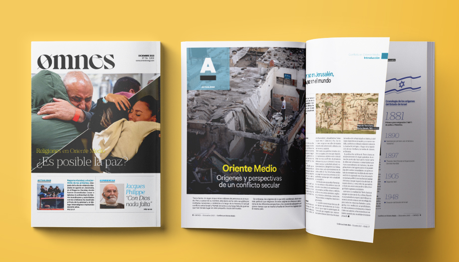 Terre Sainte. Une paix inaccessible, thème du numéro de décembre du magazine Omnes