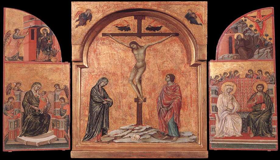 Tríptico, Crucifixión 1305-08 Royal Collection, Windsor