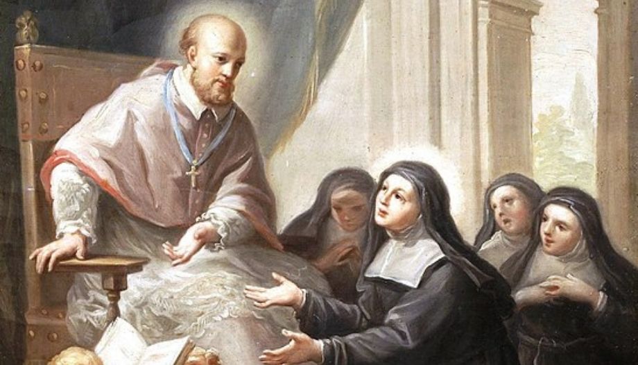 St. Francis de Sales, immersed in the love of God