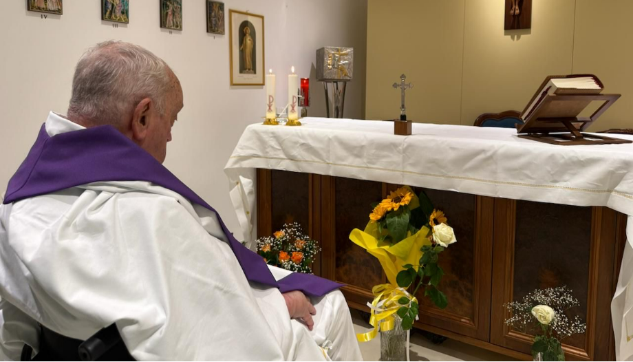 Das am meisten erwartete Bild des Papstes