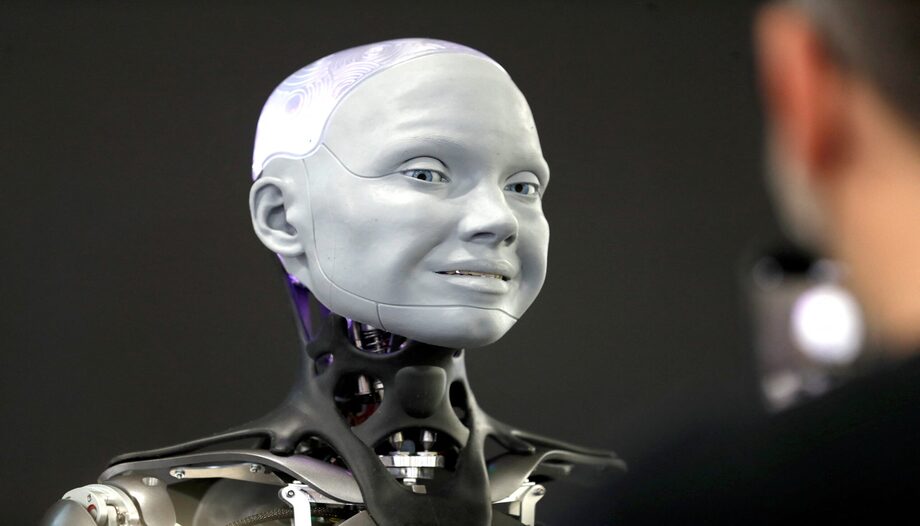Humanoider Roboter auf der CEs in Las Vegas im Jahr 2022.