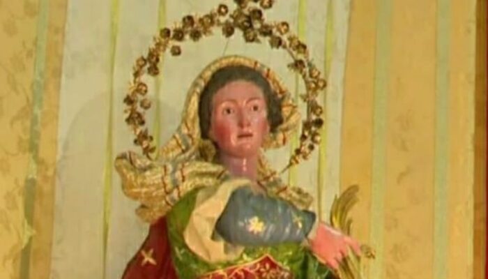 Santa Sinforosa y siete hijos santos, mártires en la Via Tiburtina de Roma