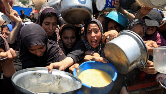 A fome assola Gaza