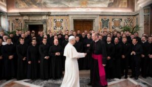 Il Papa con i seminaristi americani