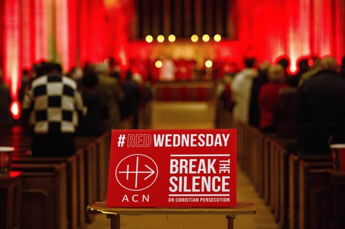 Red for persecuted Christians