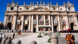 Mass for the canonization of seven new saints in St. Peter's Square on October 19, 2025.