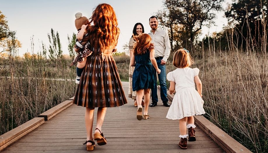 Family together.