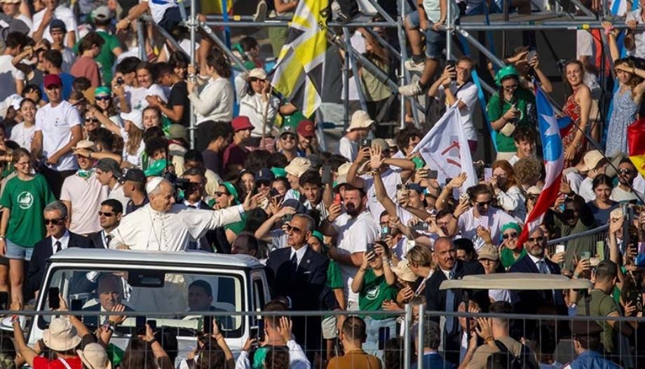Papa a Tor Vergata, agosto 2025.
