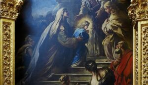Presentation of the Virgin Mary in the Temple. Luca Giordano.