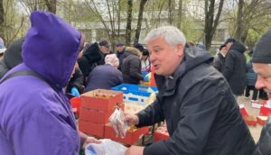 Il cardinale Krakewski in Ucraina.