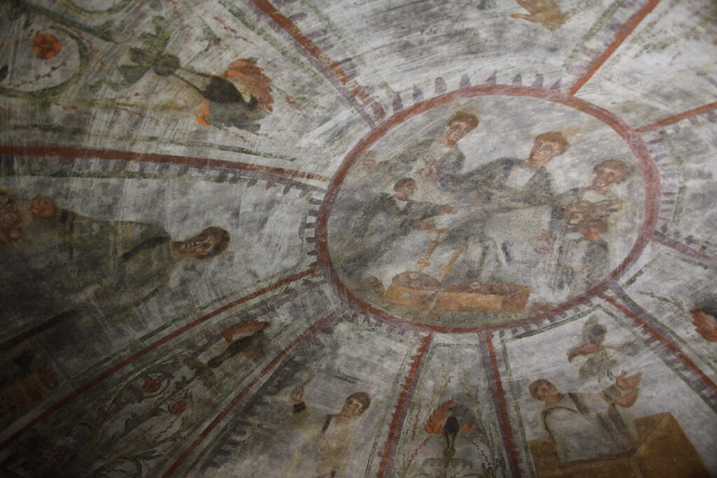 Catacombe di Santa Domitilla.
