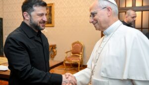 Papa Leone XIV riceve il presidente Zelensky