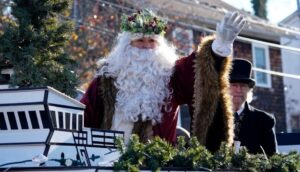 Papá Noel en Nueva York.