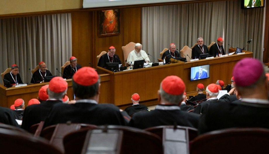 Pope Leo XIV at the Consistory of January 2026.