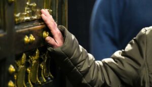 Pilgrim at the Holy Door, January 5, 2026