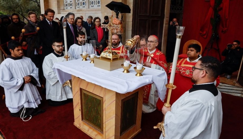 Cardinale Pizzaballa, Messa a Gerusalemme la Domenica delle Palme.