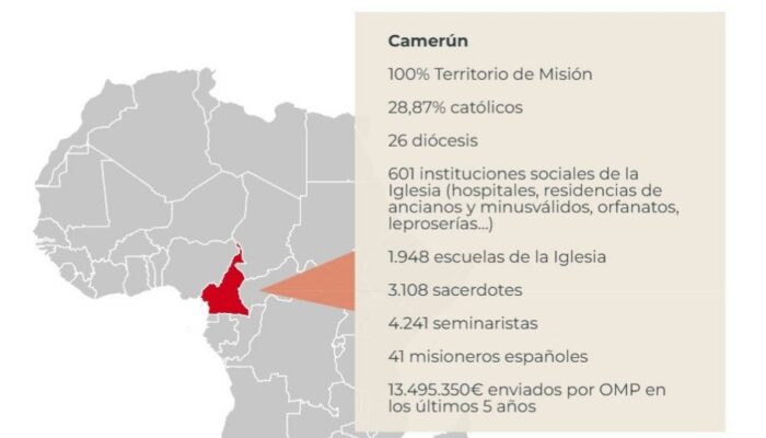 Camerún, 8 millones de católicos (28,9%), espera al Papa con ebullición 
