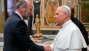 Il Papa riceve Manfred Weber, Presidente del PPE.