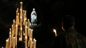 Immagine di Nostra Signora di Lourdes.