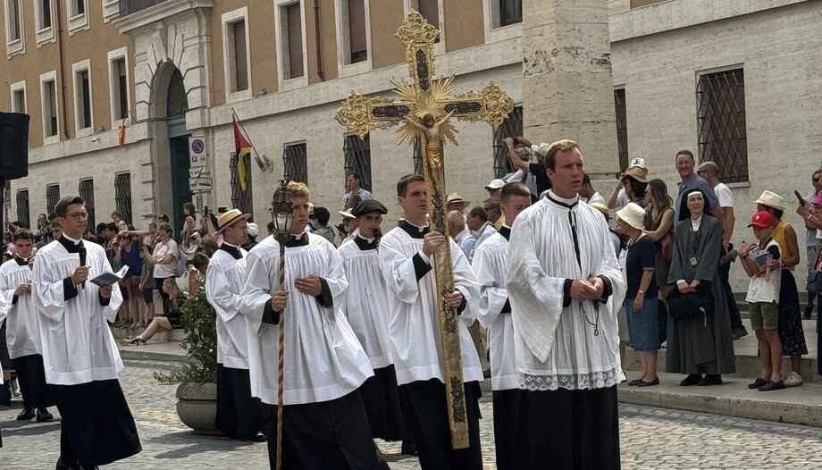 peregrinación organizada por la Sociedad de San Pío X