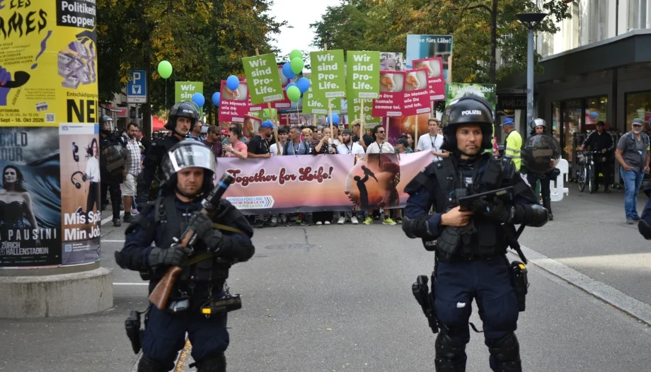 Marcha por la vida suiza