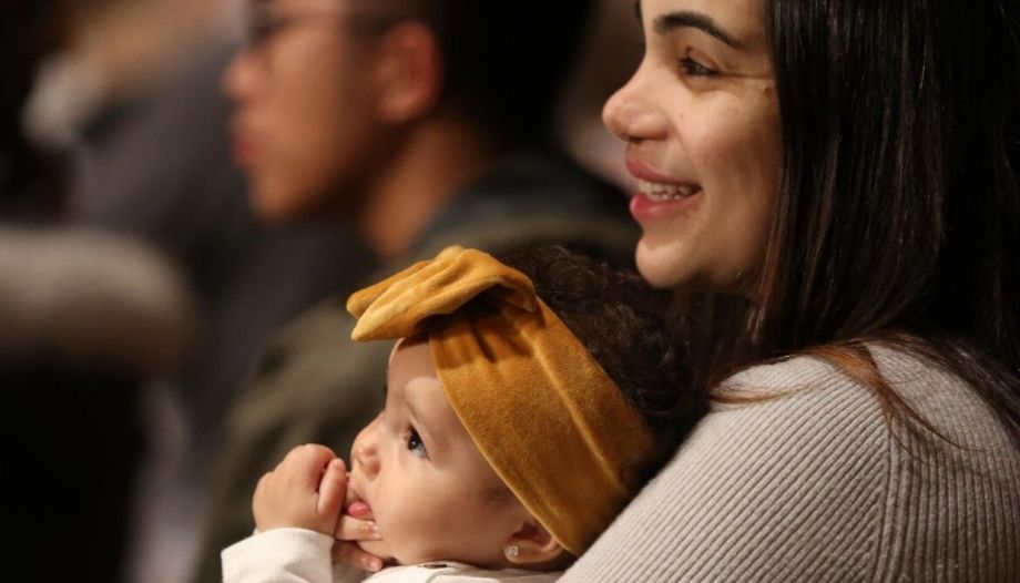 Mother with child,